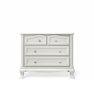 Romina Cleopatra Commode 4 lades Solid white